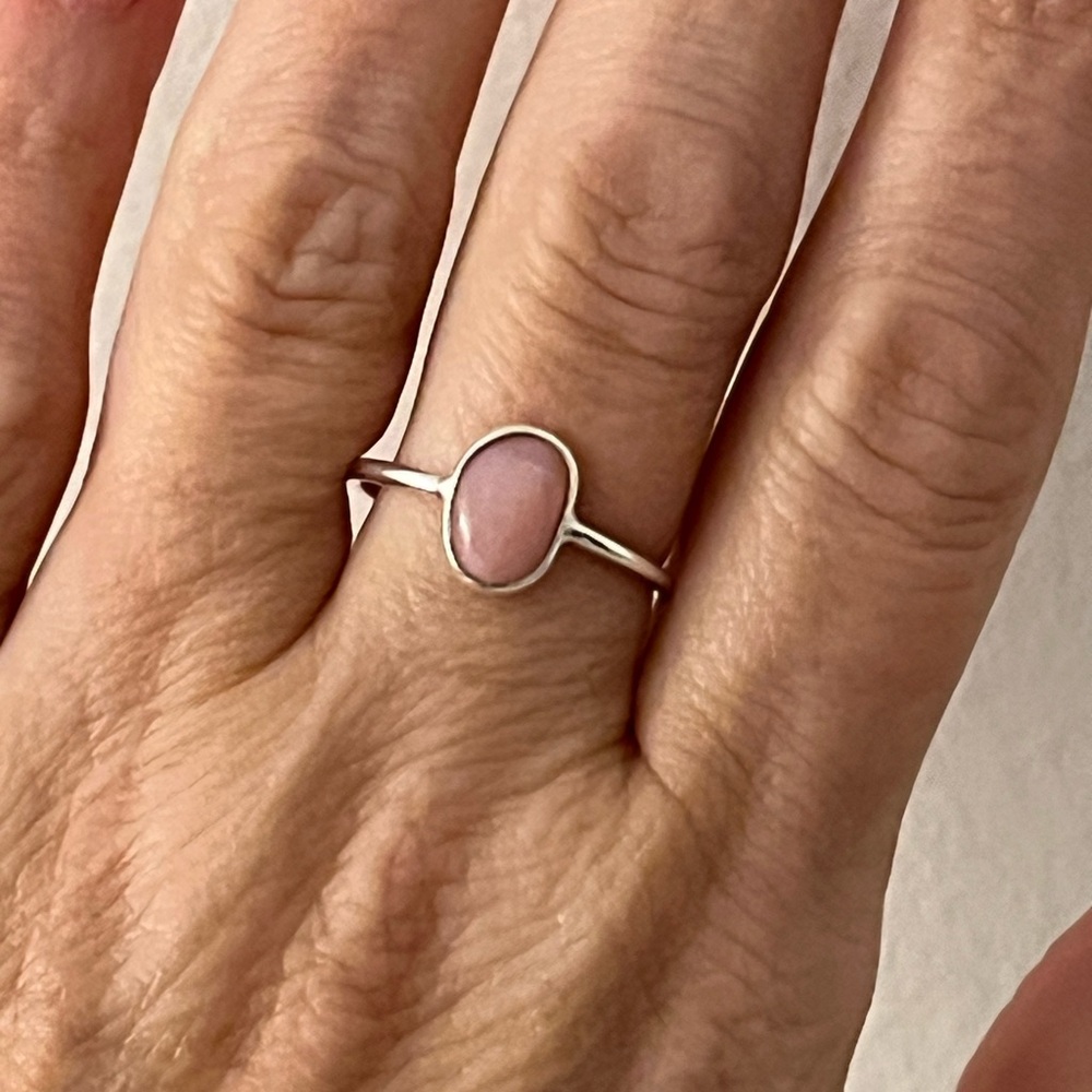 925 Solid Sterling Silver Minimal Stacker Ring Pi… - image 6